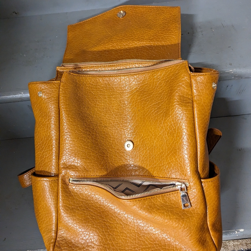 Modcloth Faux Leather Backpack